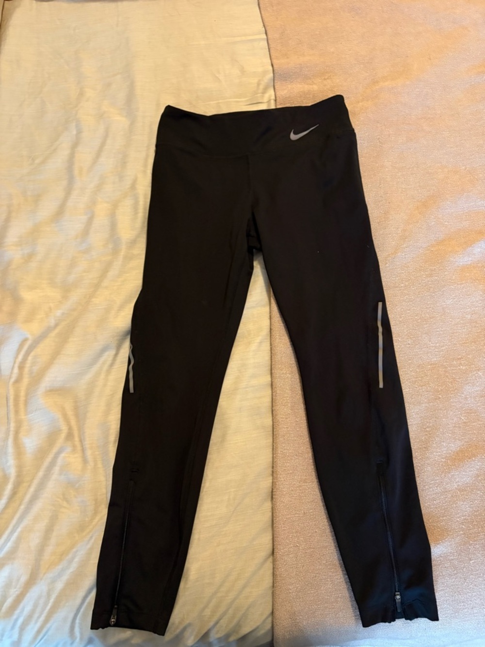 Nike Black Womens Reflective Performance Leggings